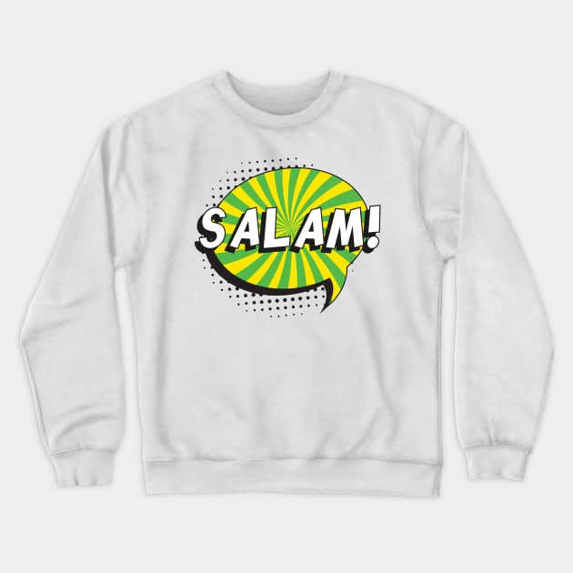 Say "HELLO" in arabic Crewneck Sweatshirt by acidmit